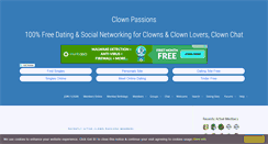 Desktop Screenshot of clownpassions.com